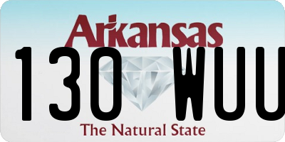 AR license plate 130WUU