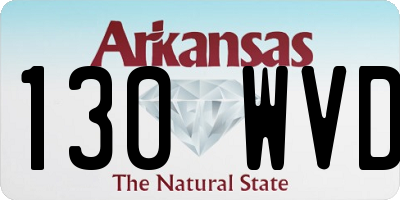 AR license plate 130WVD