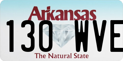 AR license plate 130WVE