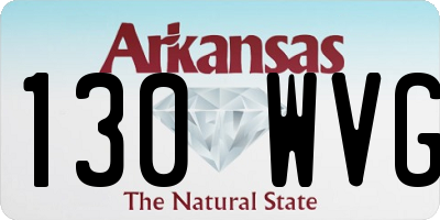 AR license plate 130WVG
