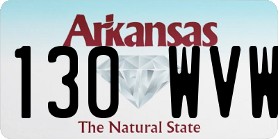 AR license plate 130WVW