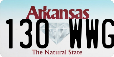 AR license plate 130WWG