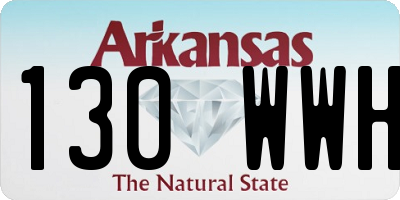 AR license plate 130WWH