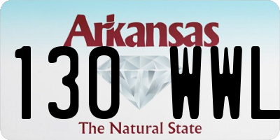 AR license plate 130WWL