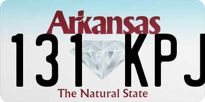 AR license plate 131KPJ