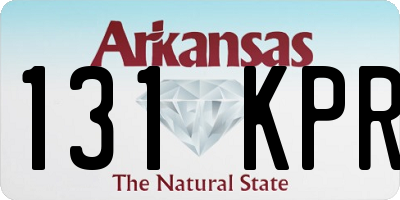 AR license plate 131KPR