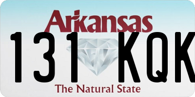 AR license plate 131KQK