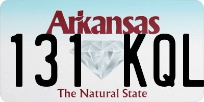AR license plate 131KQL