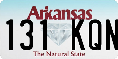AR license plate 131KQN