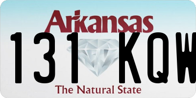 AR license plate 131KQW