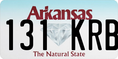AR license plate 131KRB