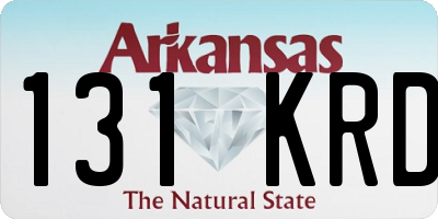 AR license plate 131KRD