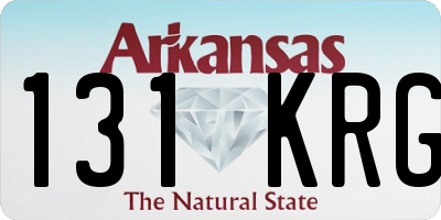 AR license plate 131KRG