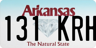 AR license plate 131KRH