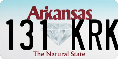 AR license plate 131KRK