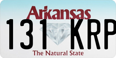 AR license plate 131KRP
