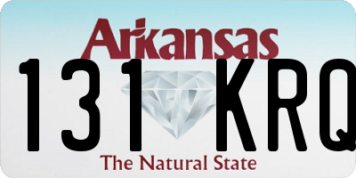 AR license plate 131KRQ