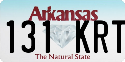 AR license plate 131KRT