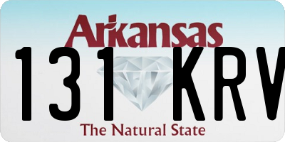 AR license plate 131KRV