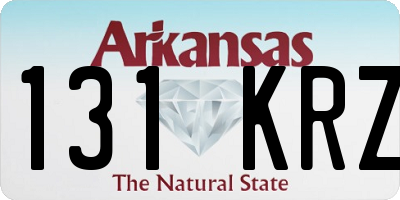 AR license plate 131KRZ
