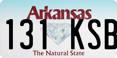AR license plate 131KSB