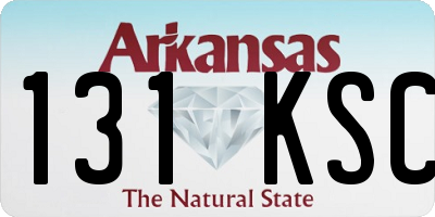 AR license plate 131KSC