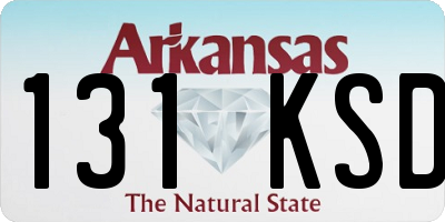 AR license plate 131KSD