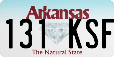 AR license plate 131KSF