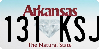 AR license plate 131KSJ