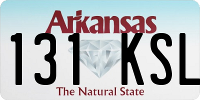 AR license plate 131KSL