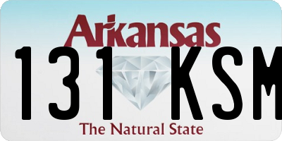 AR license plate 131KSM