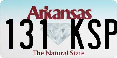 AR license plate 131KSP
