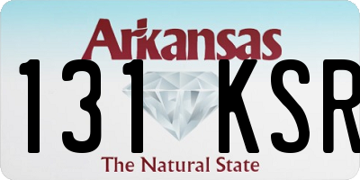 AR license plate 131KSR
