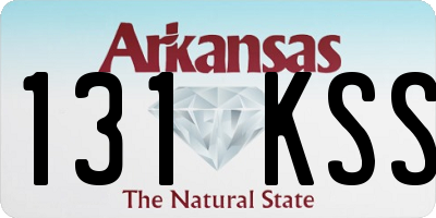 AR license plate 131KSS