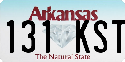AR license plate 131KST