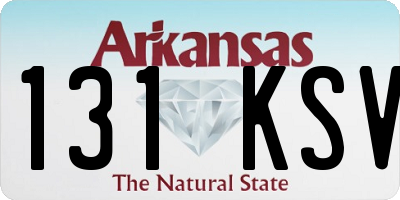 AR license plate 131KSV