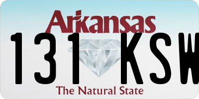 AR license plate 131KSW