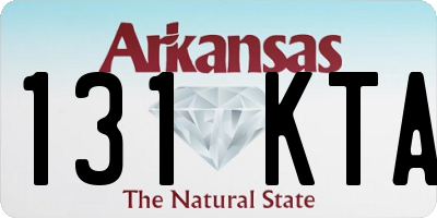 AR license plate 131KTA