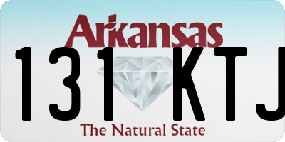 AR license plate 131KTJ