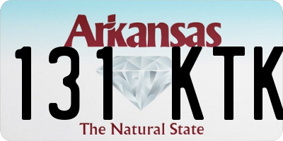 AR license plate 131KTK