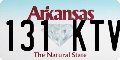 AR license plate 131KTV