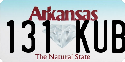 AR license plate 131KUB