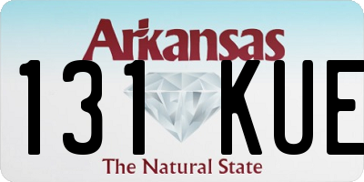 AR license plate 131KUE
