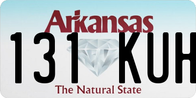 AR license plate 131KUH