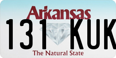 AR license plate 131KUK