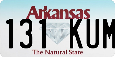 AR license plate 131KUM