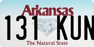 AR license plate 131KUN