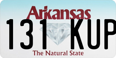 AR license plate 131KUP