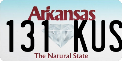 AR license plate 131KUS