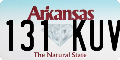 AR license plate 131KUV